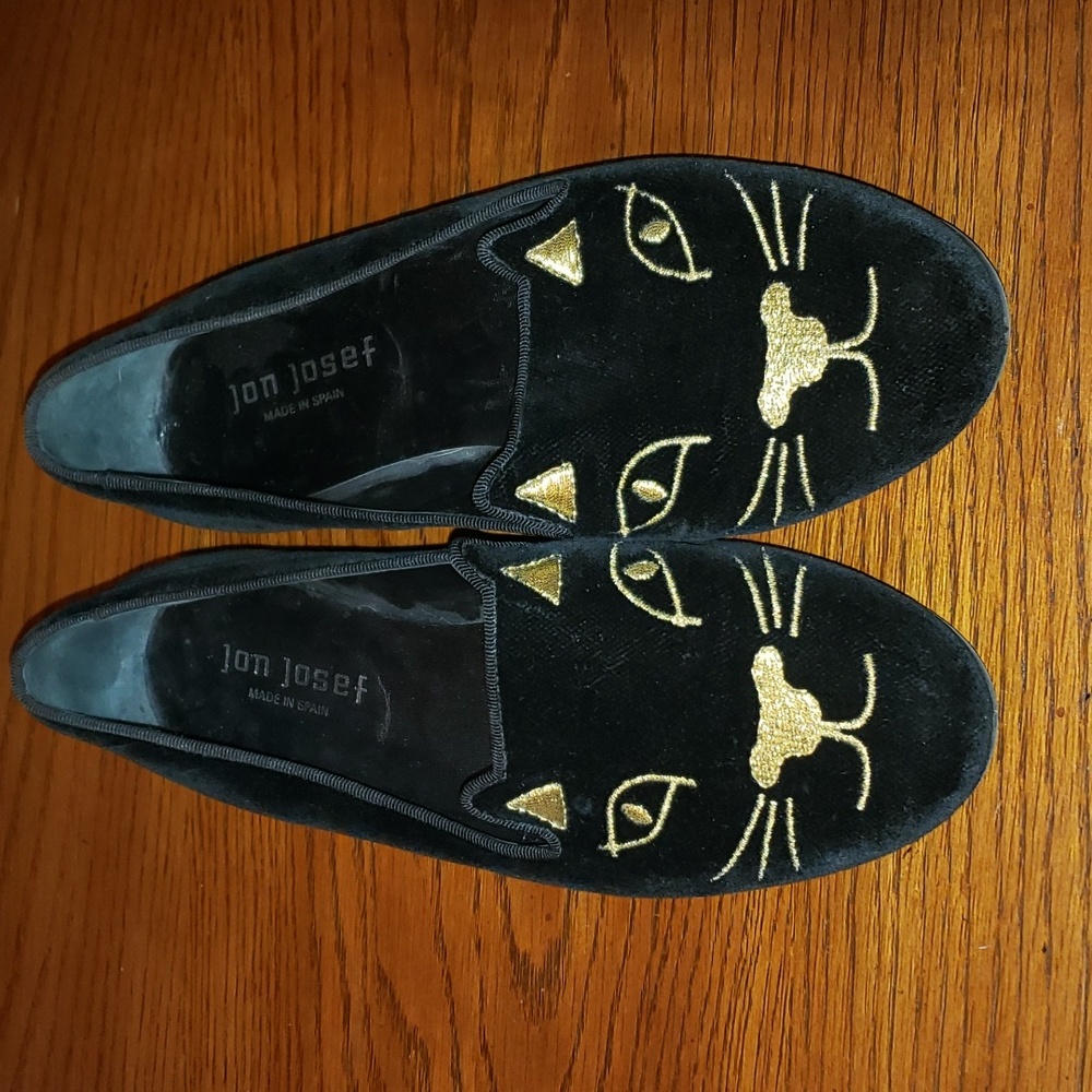 Jon Josef Gatsby Velvet Flat Loafer